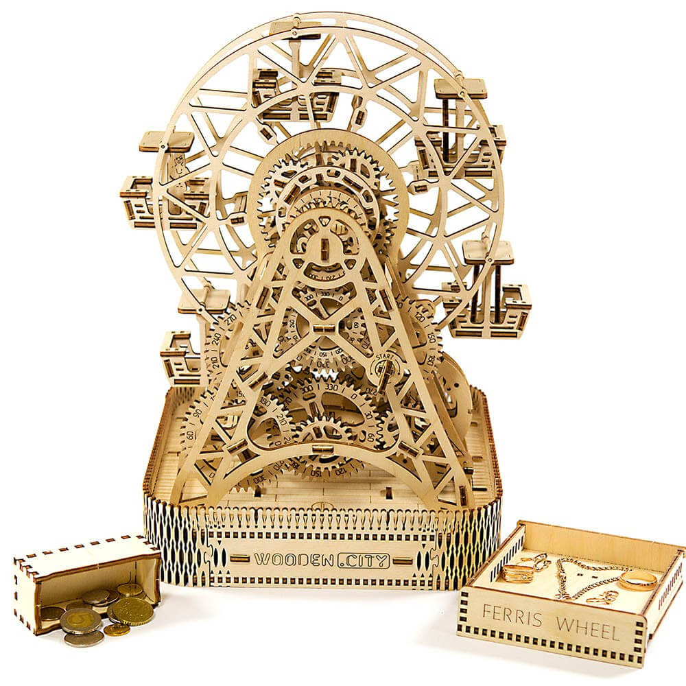 Grande Roue en Bois à Assembler - Maquette Bois CadoMaestro