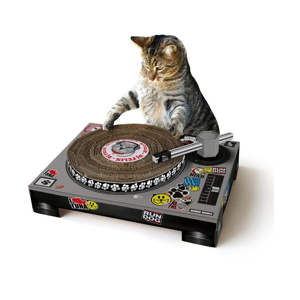 Grattoir pour Chat DJ - Objet Déco Original Suck Uk