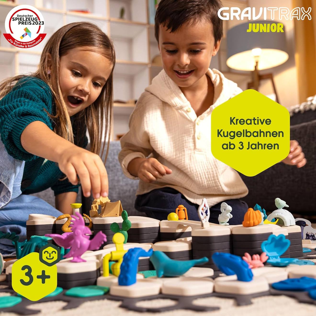 Gravitrax junior set de la jungle multicolore
