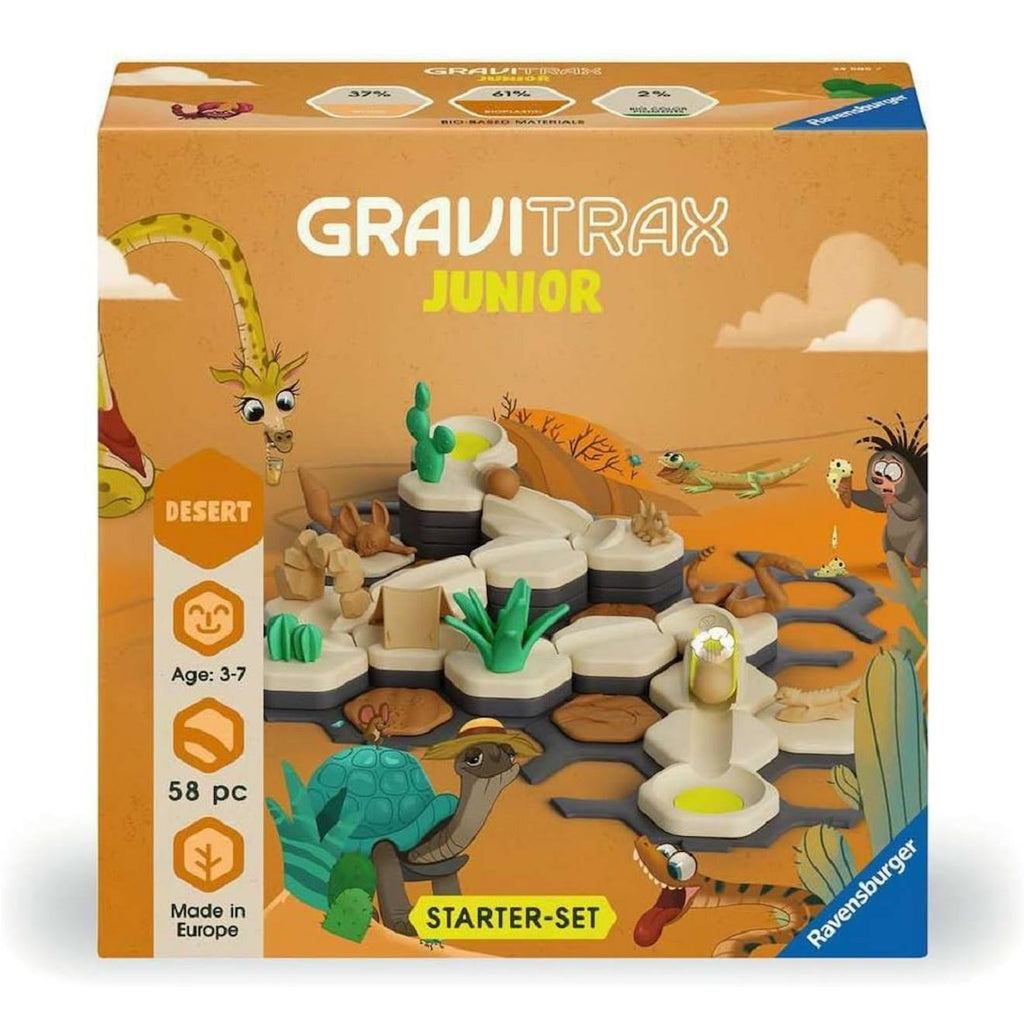 Gravitrax junior starter set - désert orange