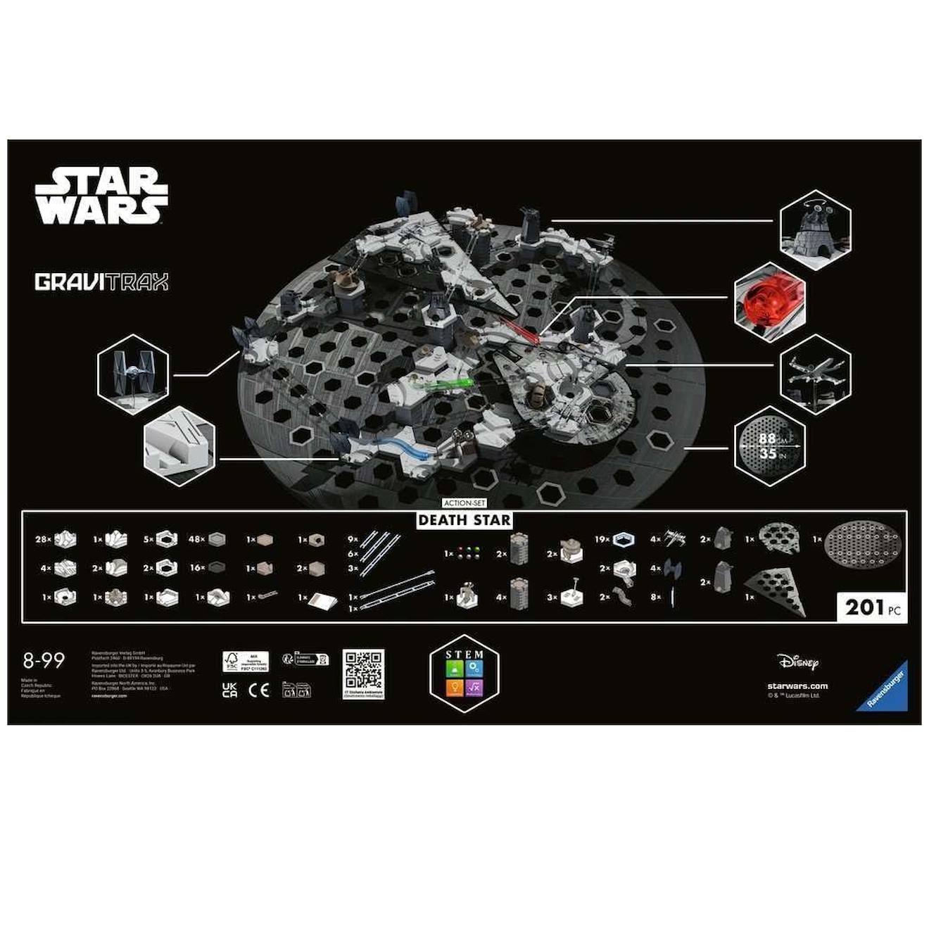 Gravitrax Star Wars - circuit de billes noir