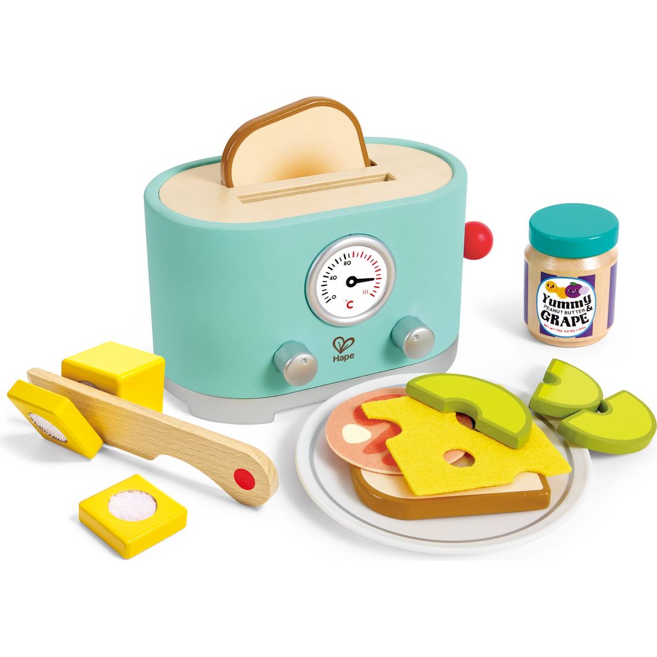 Grille-pain interactif multicolore
