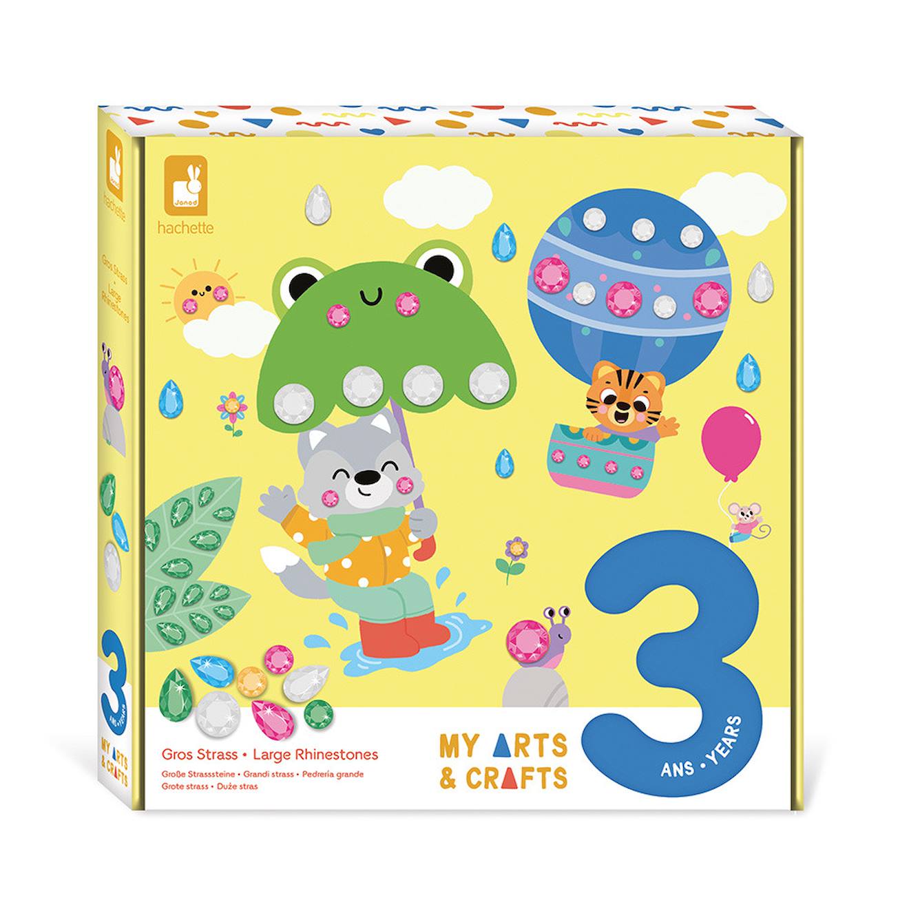 Gros strass dès 4 ans multicolore