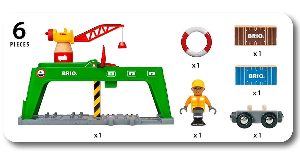 Grue double voie de chargement vert