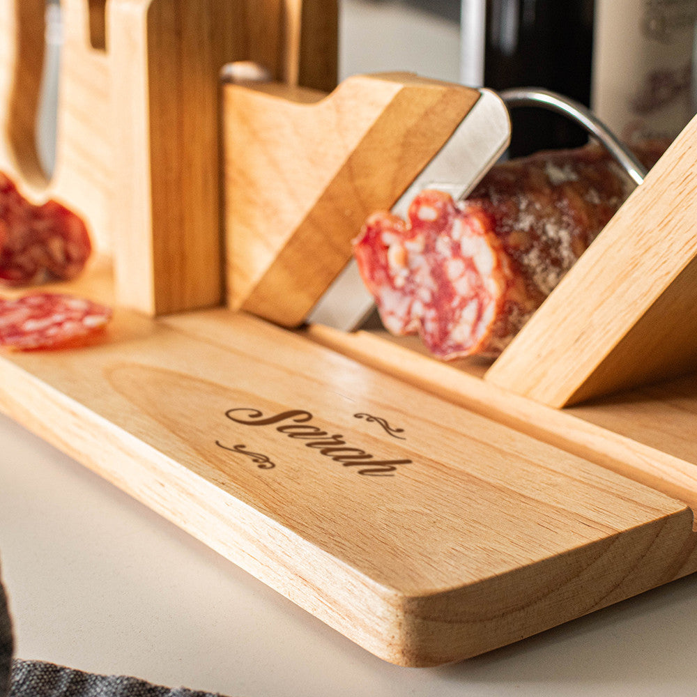Guillotine à Saucisson Prénom à Personnaliser - Guillotine à Saucisson CadoMaestro
