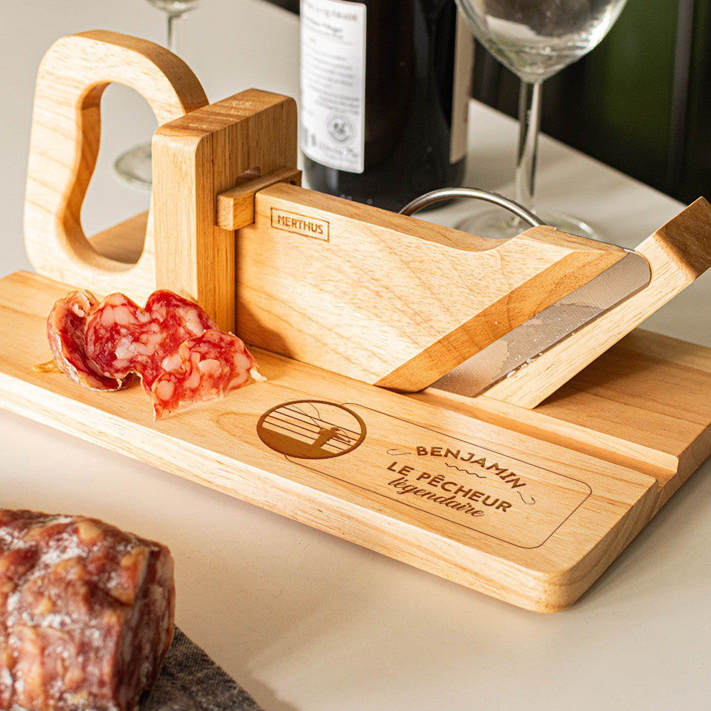 Guillotine à Saucisson Pêcheur à Personnaliser - Guillotine à Saucisson