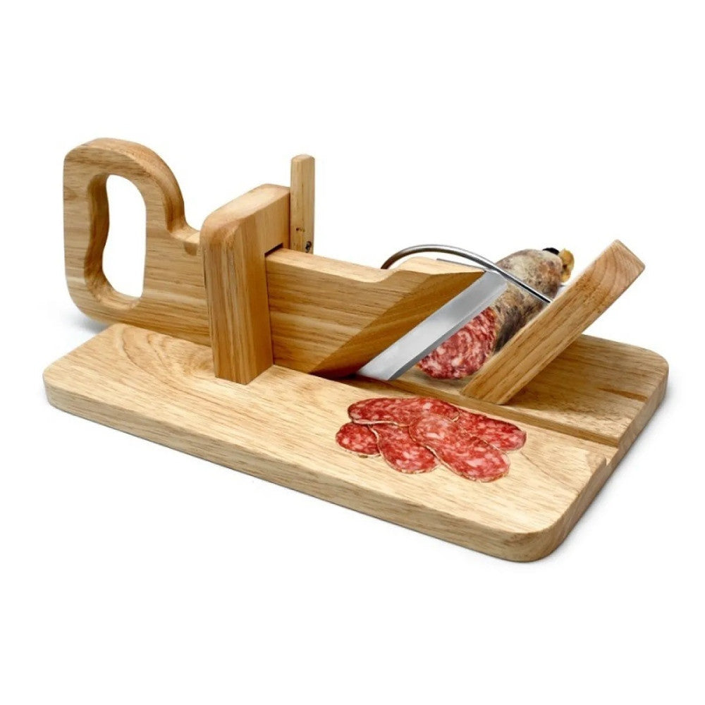 Guillotine à Saucisson en Bois Massif - Guillotine à Saucisson