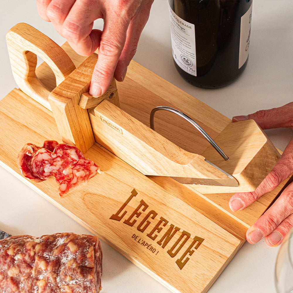 Guillotine à Saucisson Légende à Personnaliser - Guillotine à Saucisson
