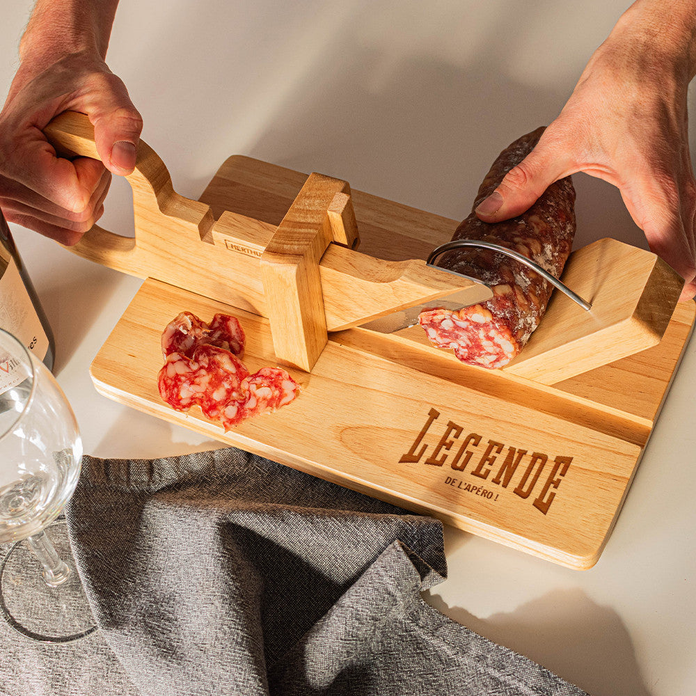 Guillotine à Saucisson Légende à Personnaliser - Guillotine à Saucisson