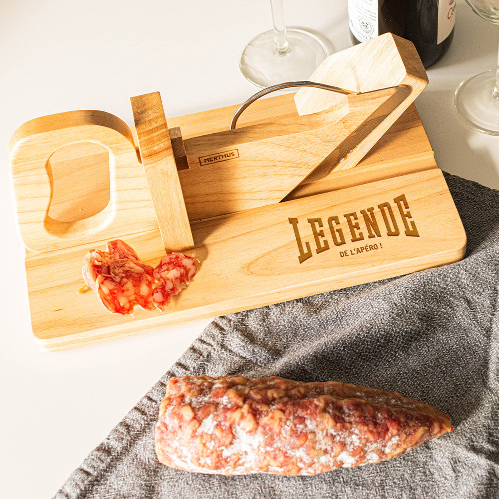 Guillotine à Saucisson Légende à Personnaliser - Guillotine à Saucisson