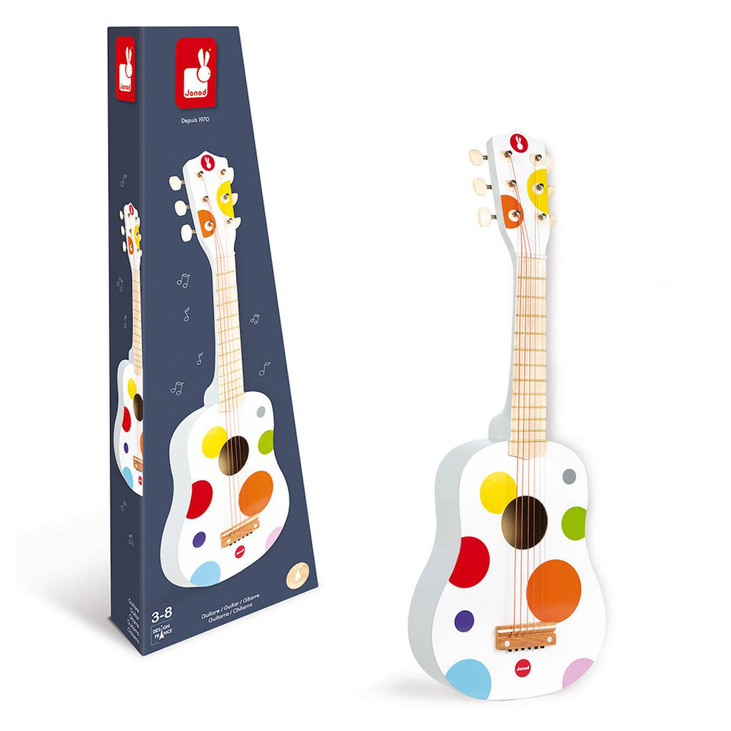 Guitare confetti multicolore