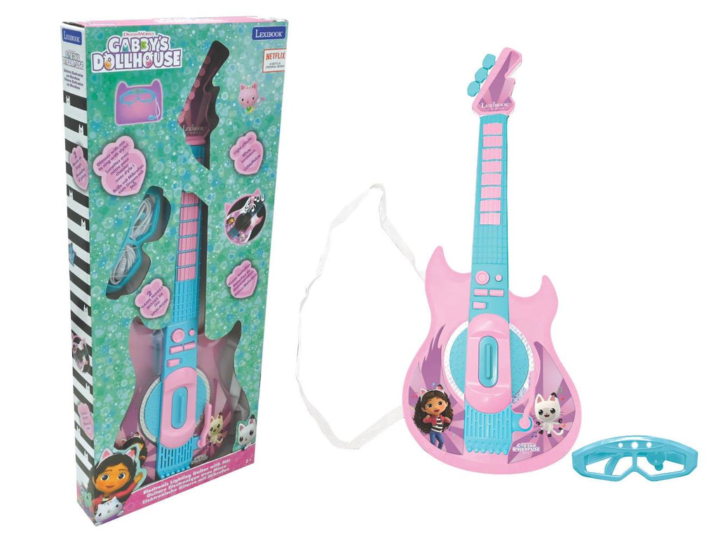 Guitare électronique lumineuse avec lunettes et micro Gabby et la Maison Magique rose