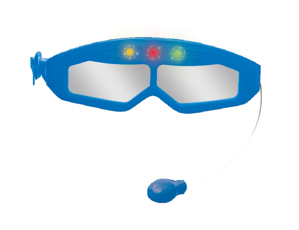 Guitare électronique lumineuse avec lunettes et micro Pat'Patrouille bleu