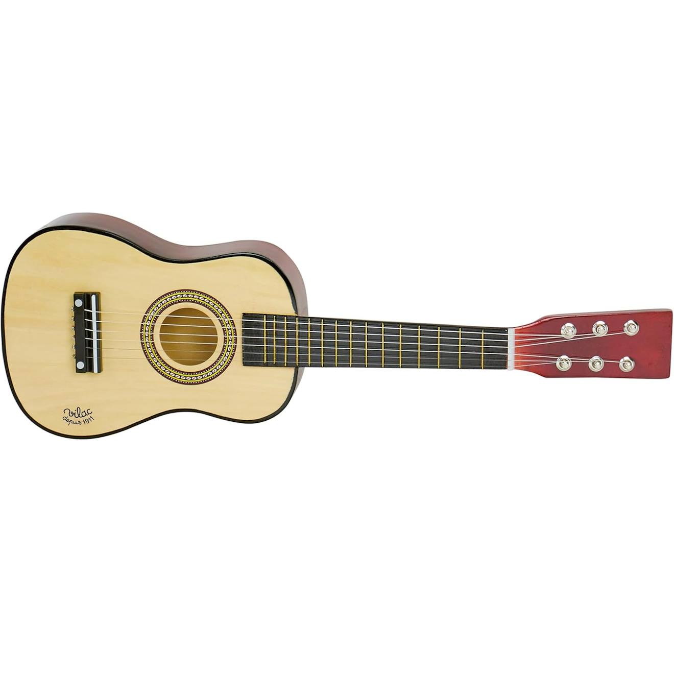 Guitare en bois pour enfant marron