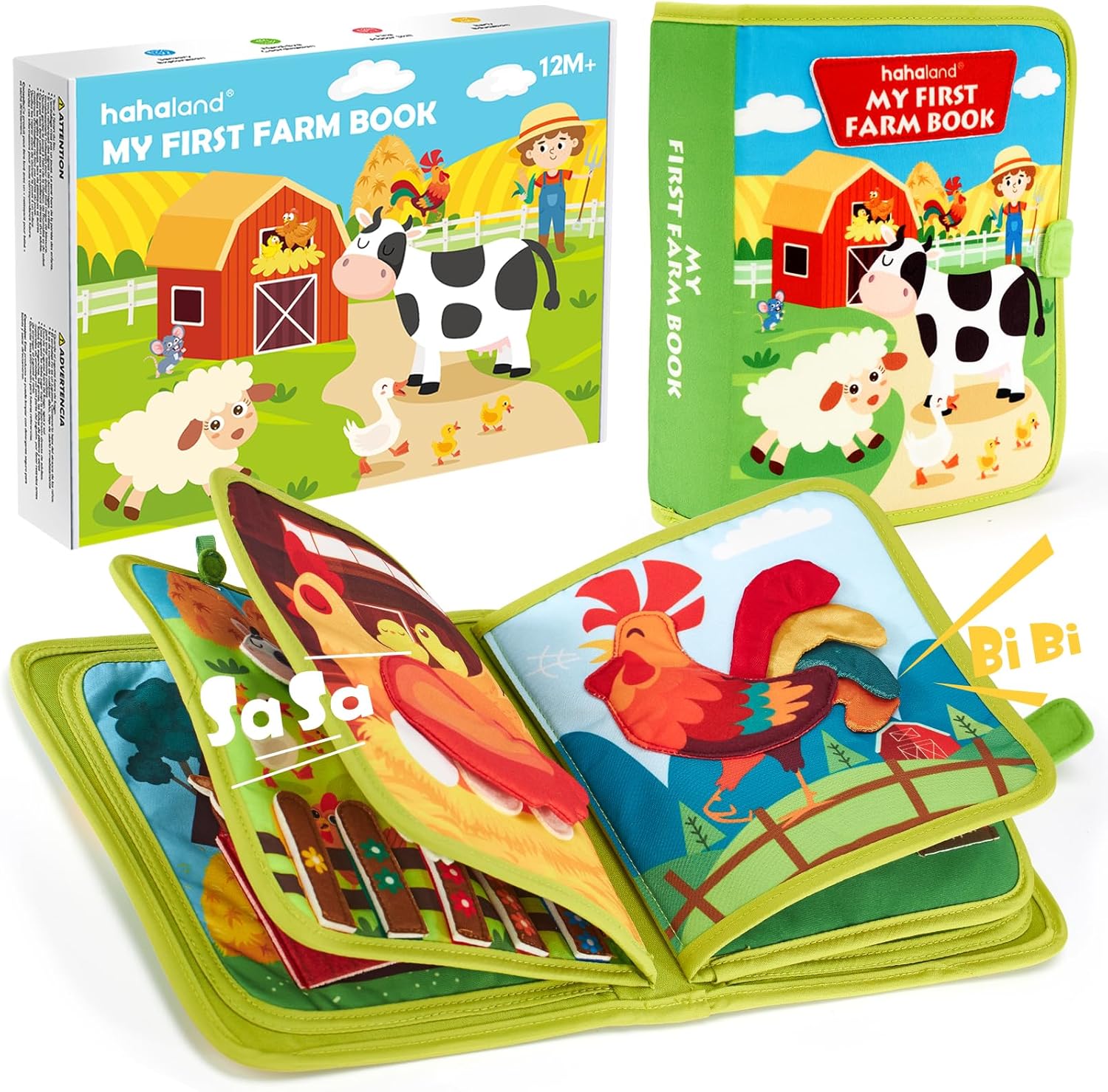 Livre de la ferme Busy Board Montessori