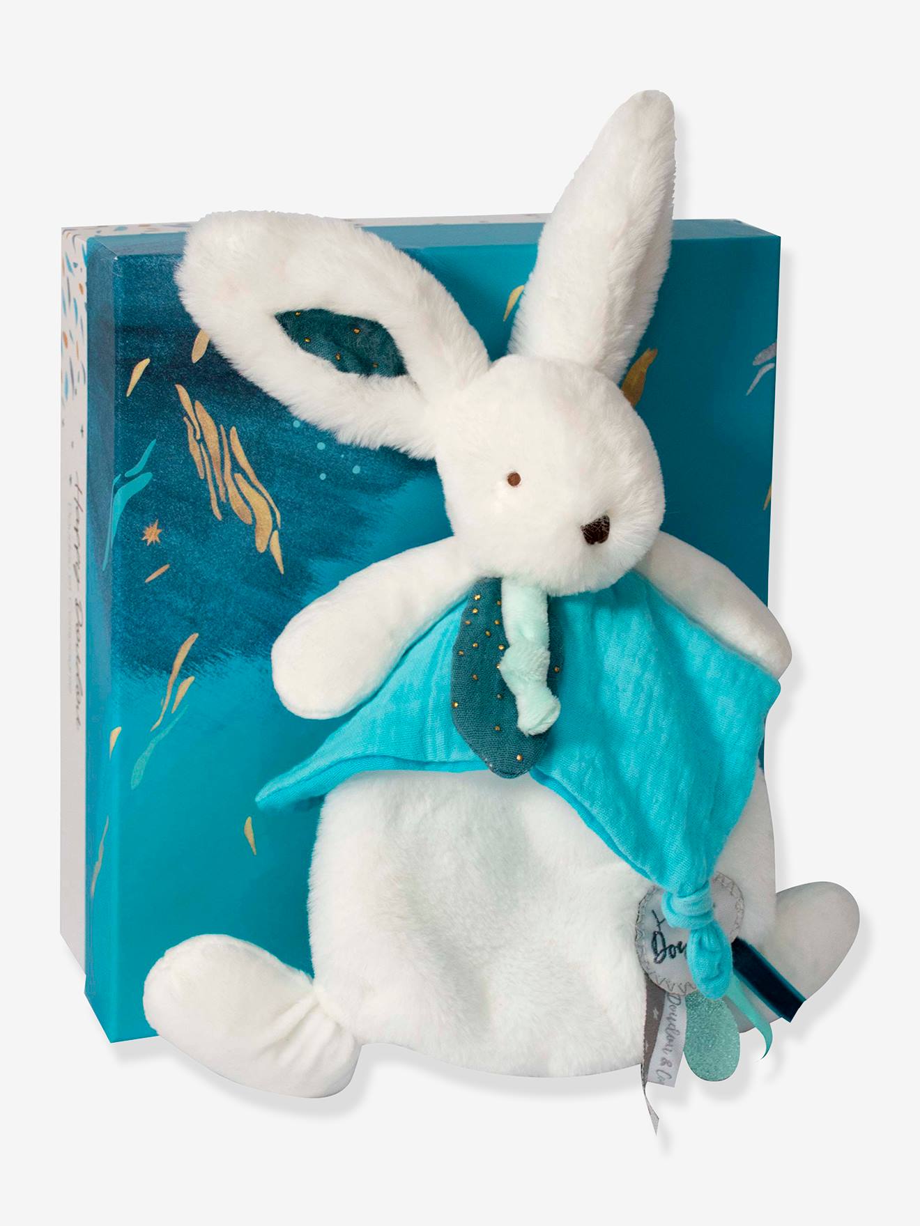 Happy doudou 25cm pop bleu