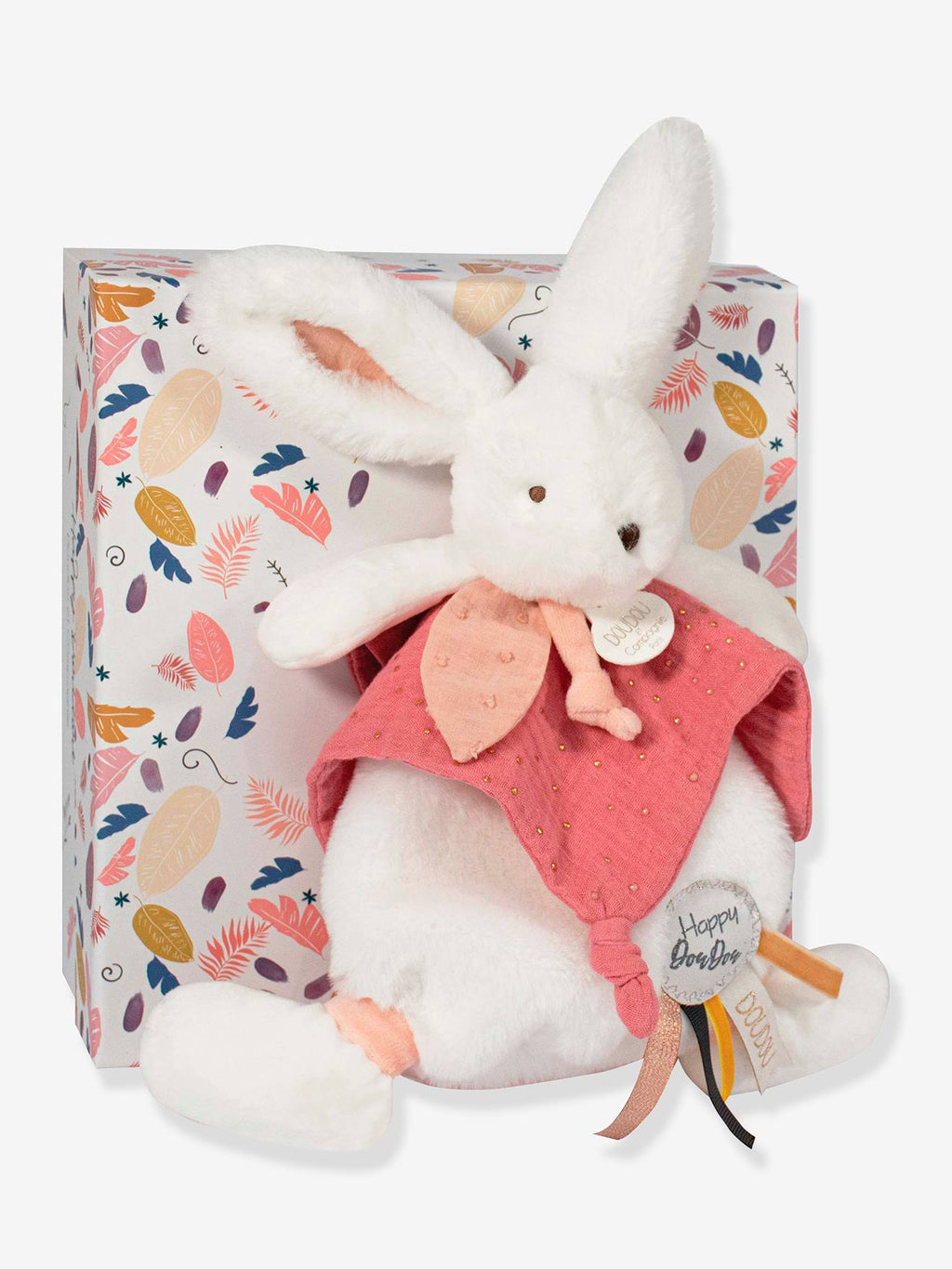 Happy doudou 25cm boho rose