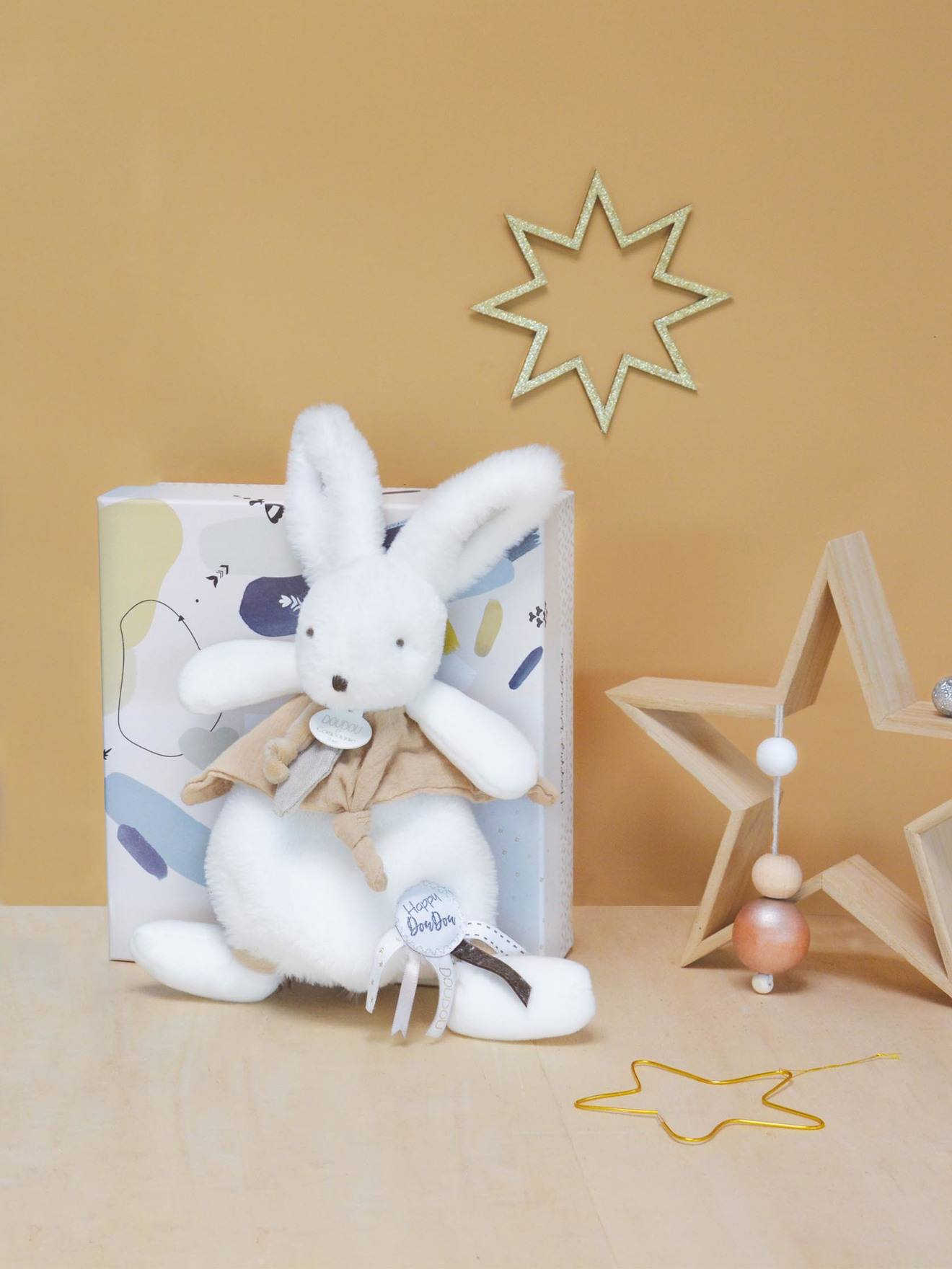Happy doudou 25cm wild beige