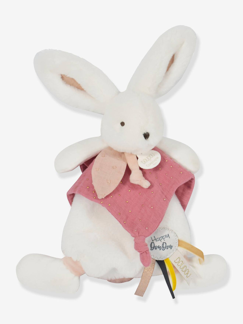 Happy doudou 25cm boho rose