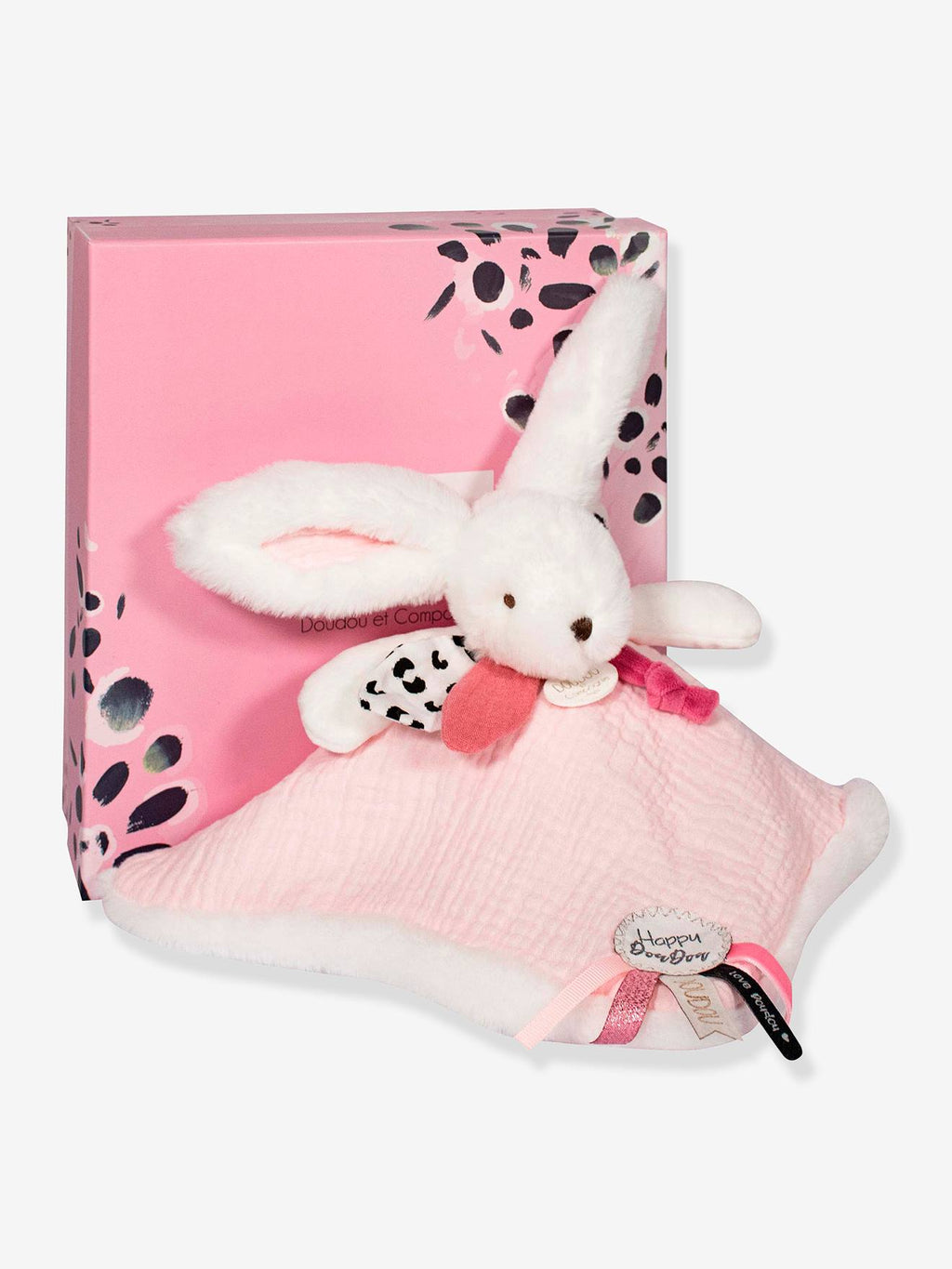 Happy doudou lange 25cm blush rose pâle