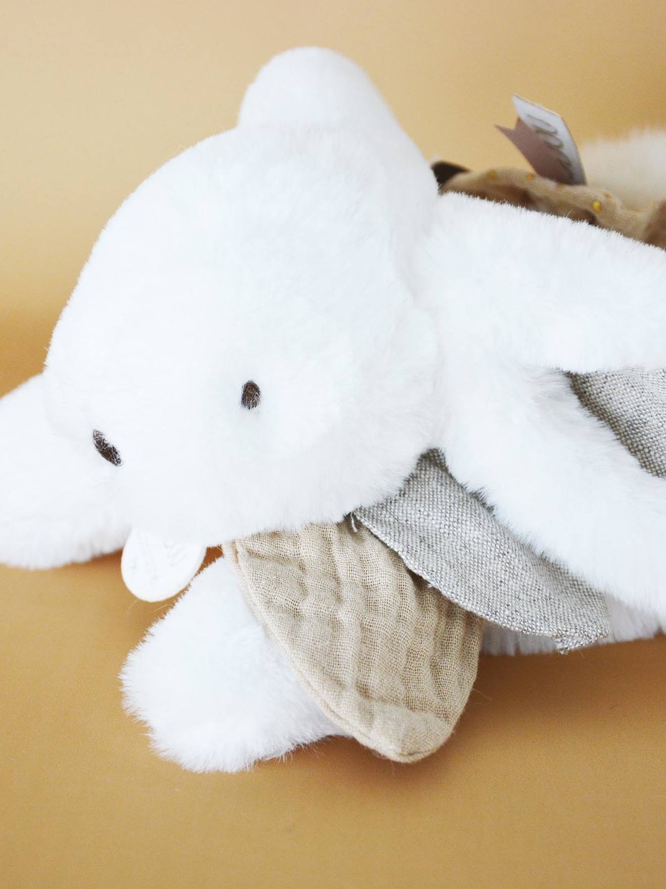 Happy doudou pantin 25cm beige