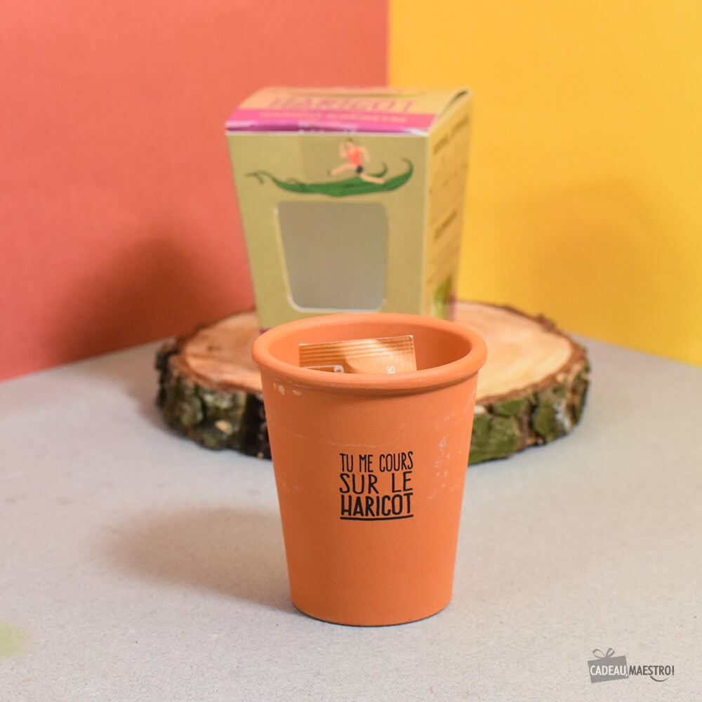 Haricot à Faire Pousser – Tu Me Cours Sur le Haricot - Kits de Plantation Radis et Capucine