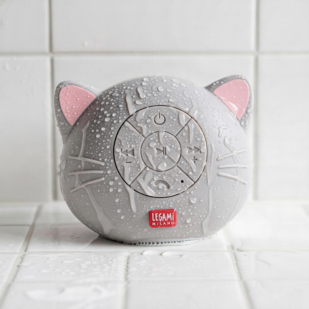 Haut-Parleur de Douche Bluetooth Chat - Accessoire Salle de Bain Originaux