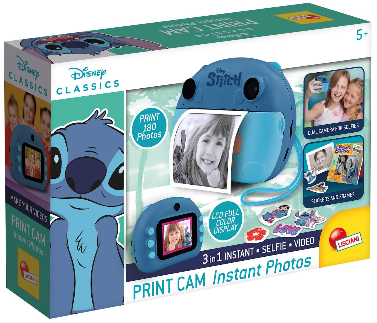 Hi tech appareil photo print cam Stitch multicolore