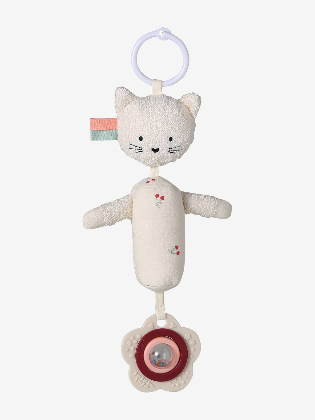 Hochet à suspendre sensoriel chat cherry