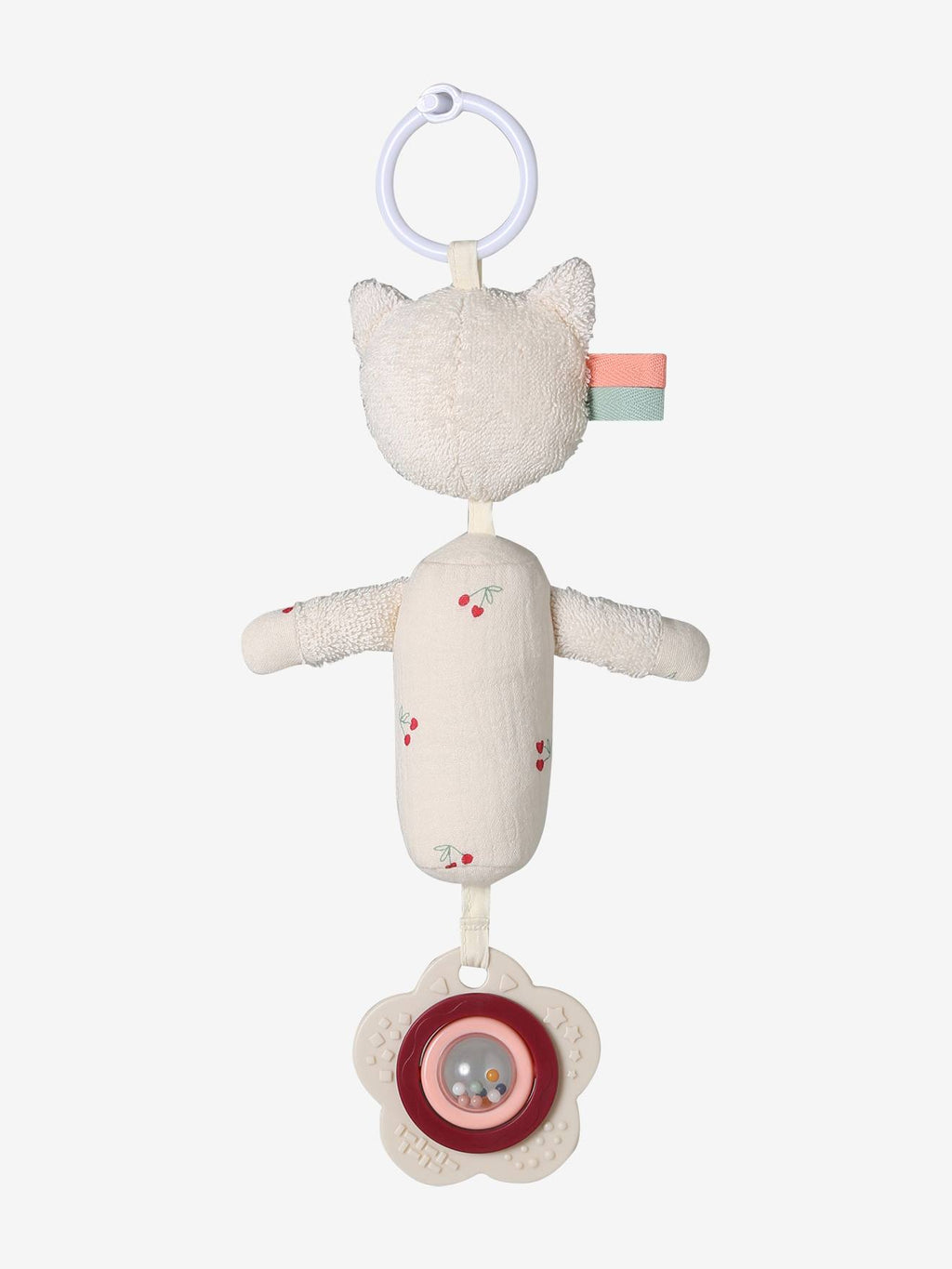 Hochet à suspendre sensoriel chat cherry