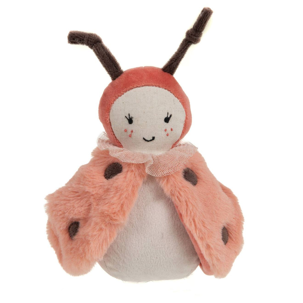 Hochet adèle la coccinelle multicolore