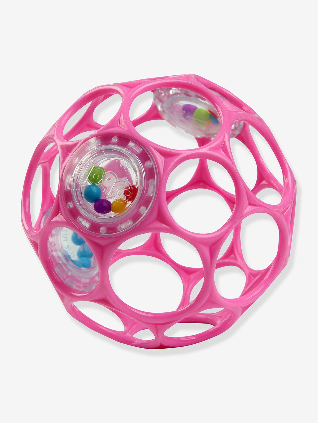 Hochet balle sensorielle rose