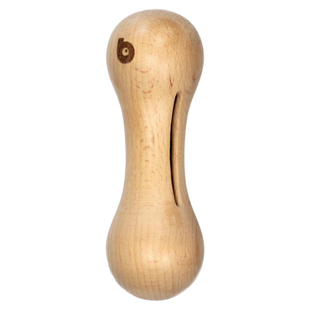 Hochet bois bébé naturel sonore bois naturel