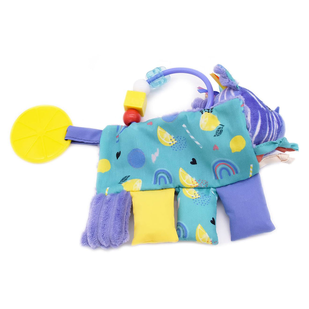 Hochet d'activités kiprokos le zèbre violet