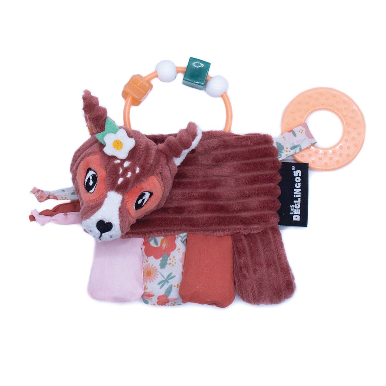 Hochet d'activités mélimélos la biche rose