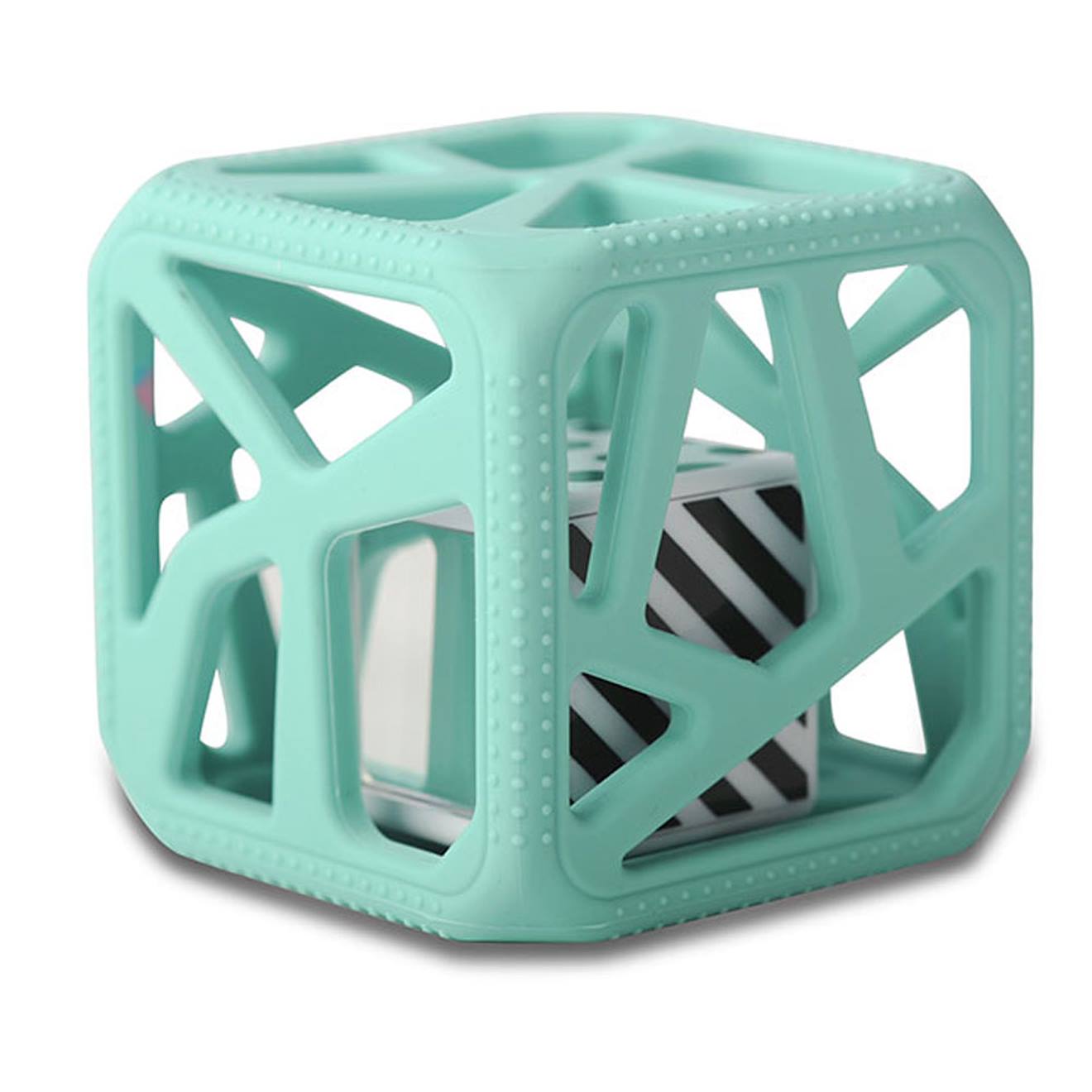 Hochet de dentition cube vert
