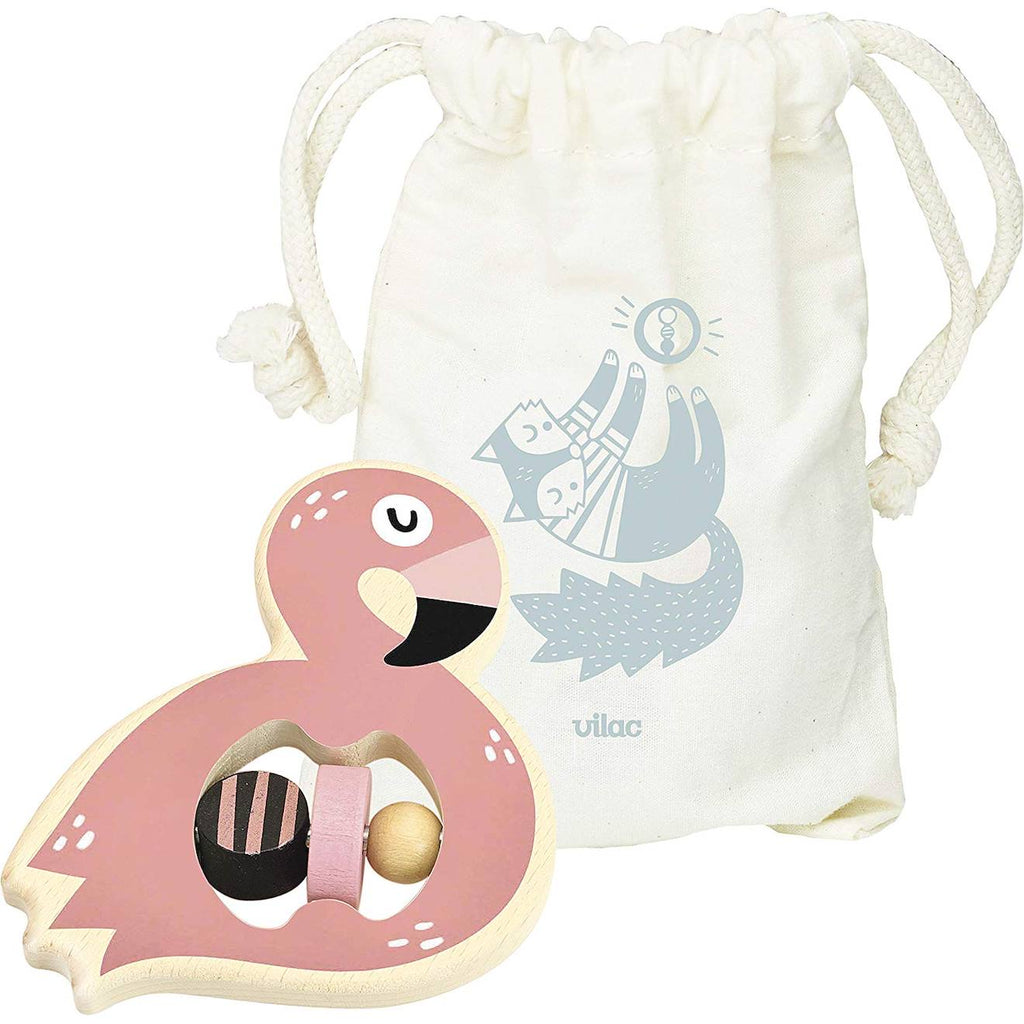 Hochet flamingo michelle carlslund rose