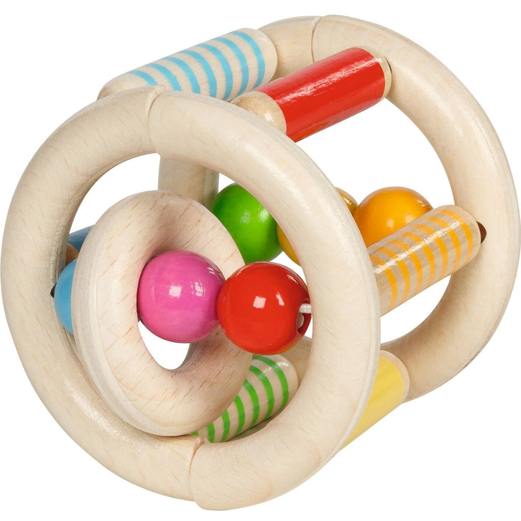 Hochet flexible à faire rouler beige