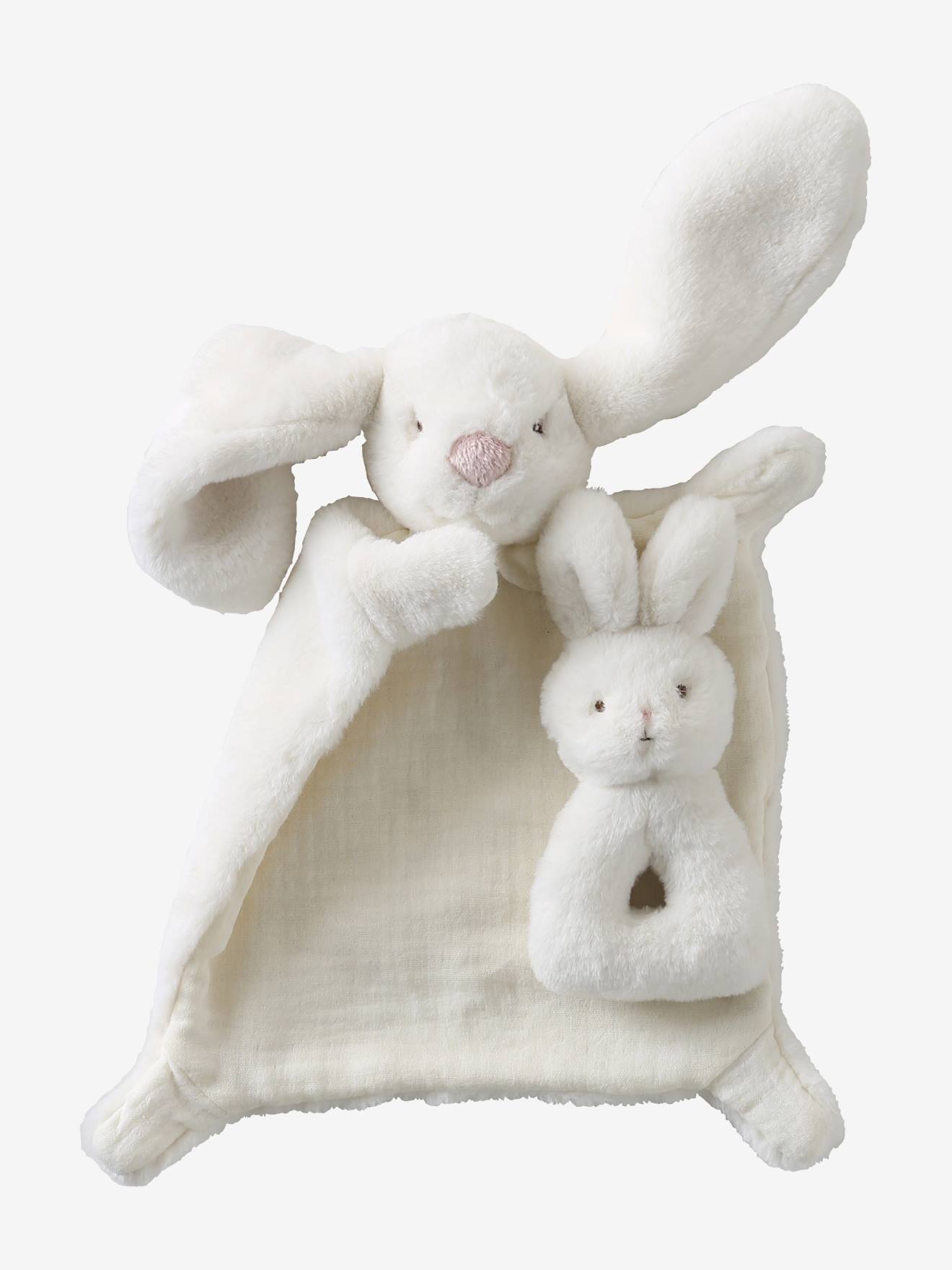 Hochet lapin blanc