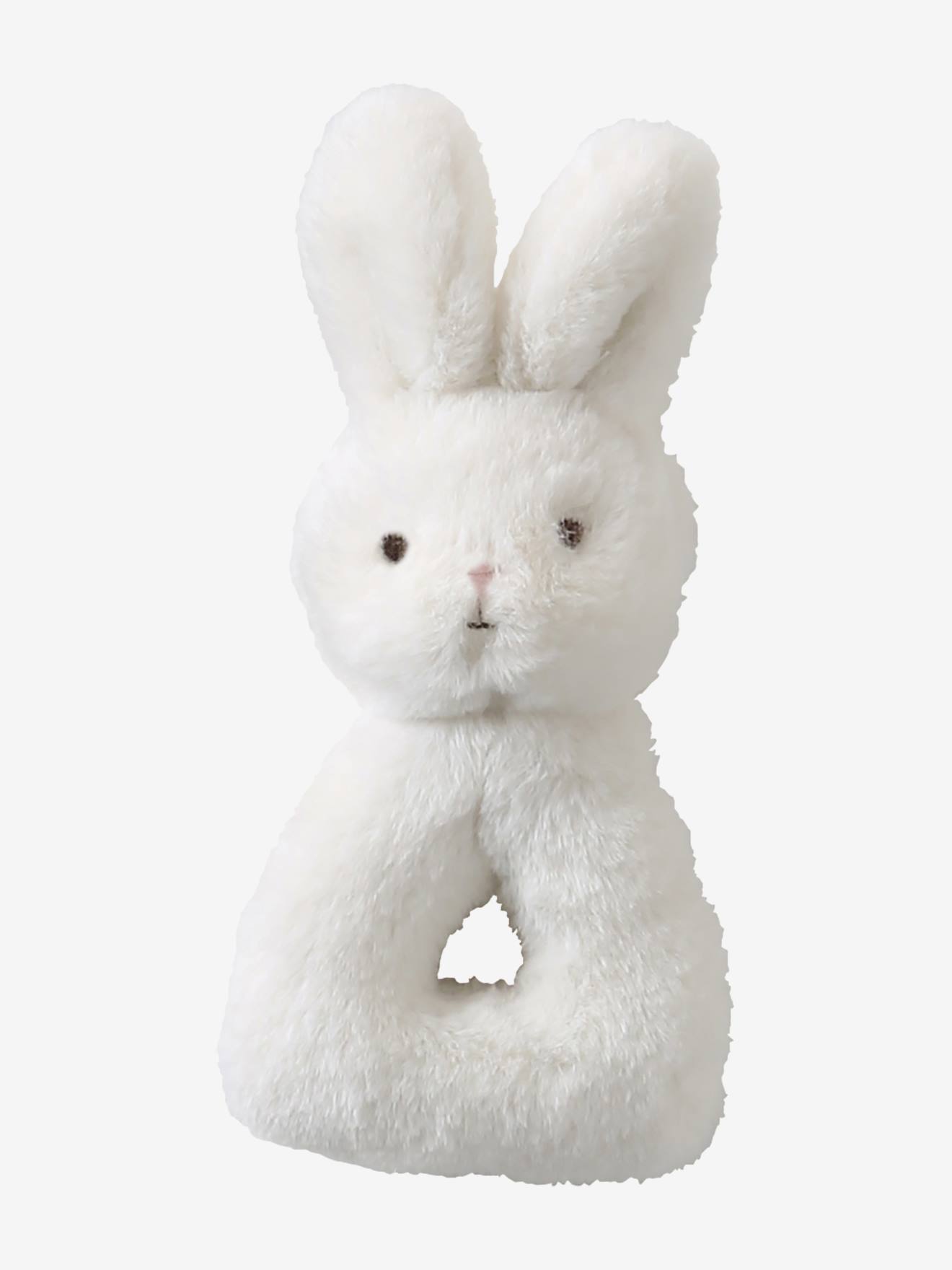 Hochet lapin blanc