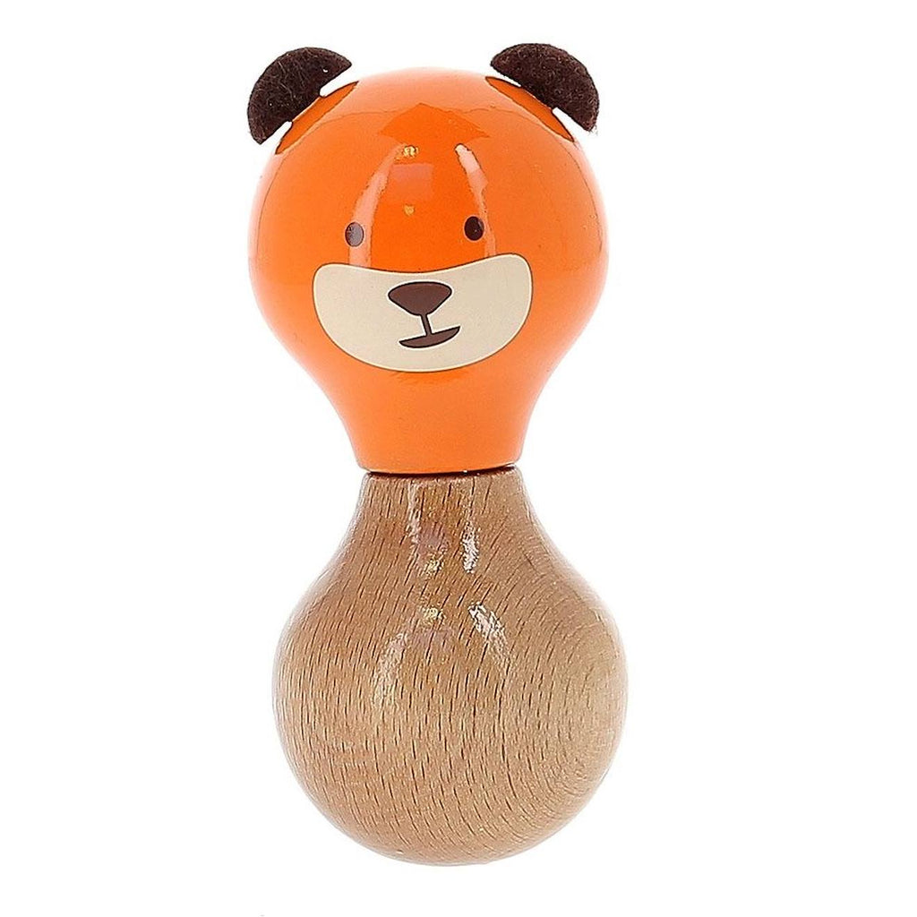 Hochet maracas marcel l'ours orange