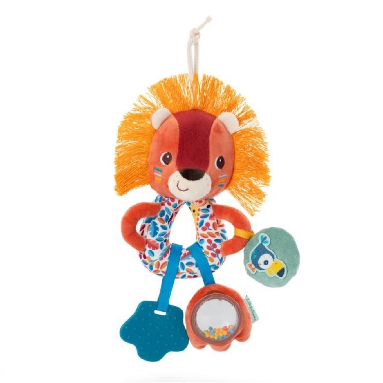 Hochet multi-activités jack le lion orange