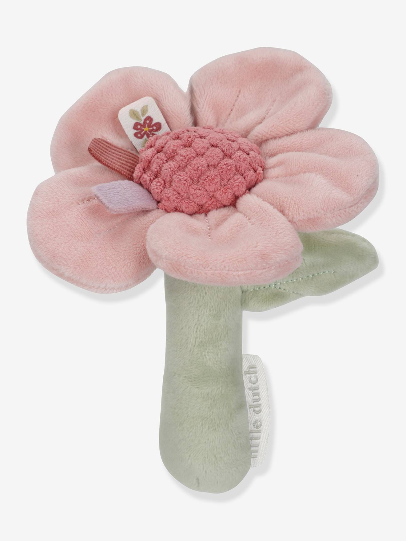 Hochet peluche fleur - fairy garden