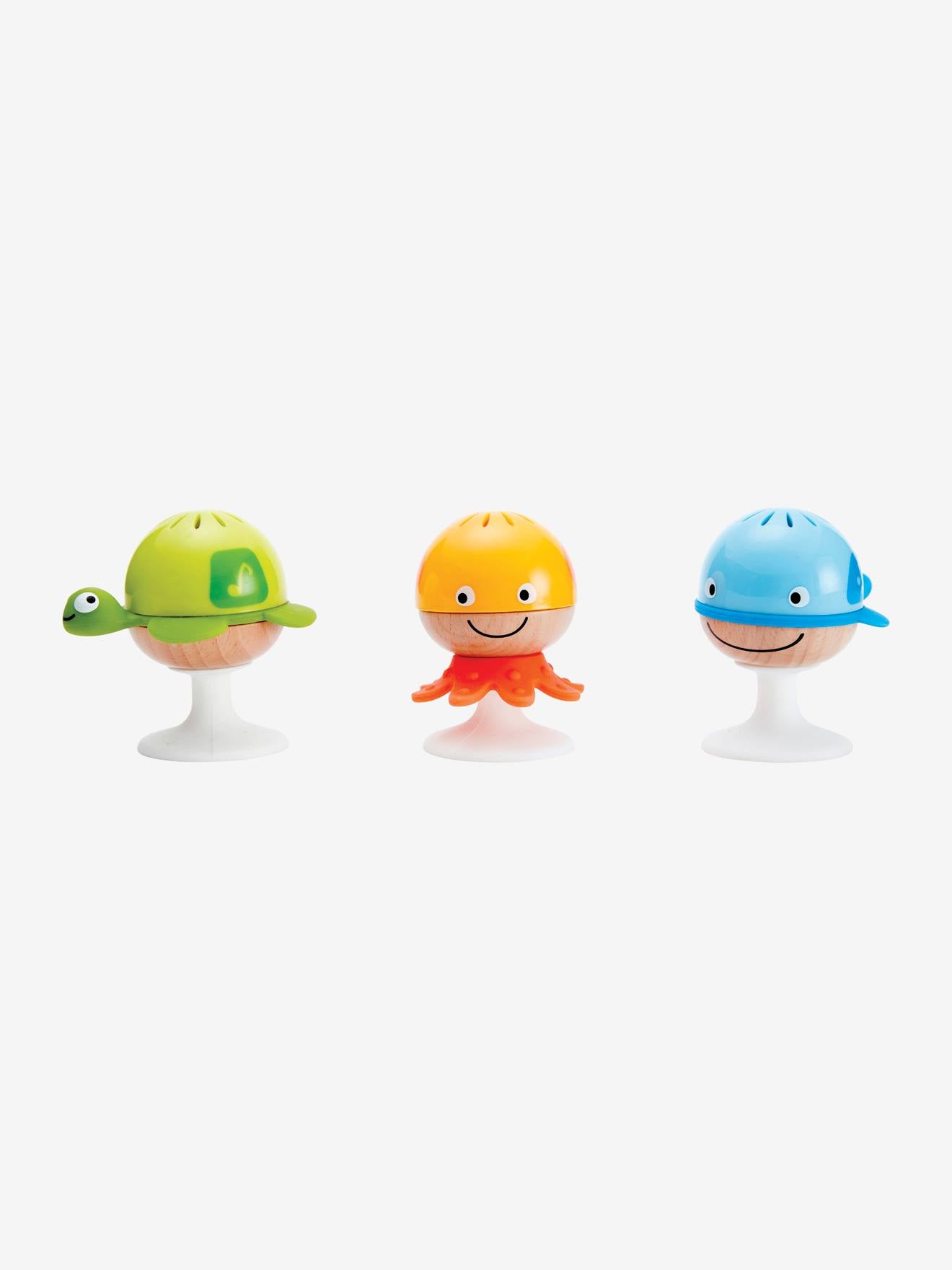 Hochets animaux marins multicolore