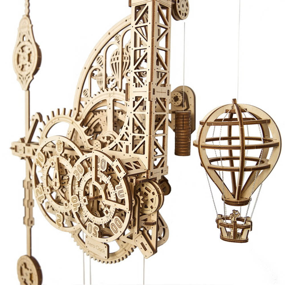 Horloge Aéro en Bois à Monter - Maquette Bois