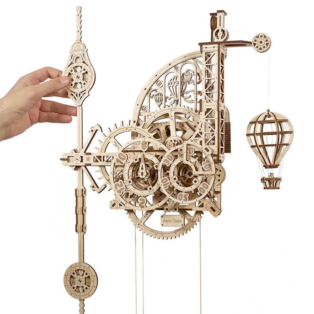 Horloge Aéro en Bois à Monter - Maquette Bois
