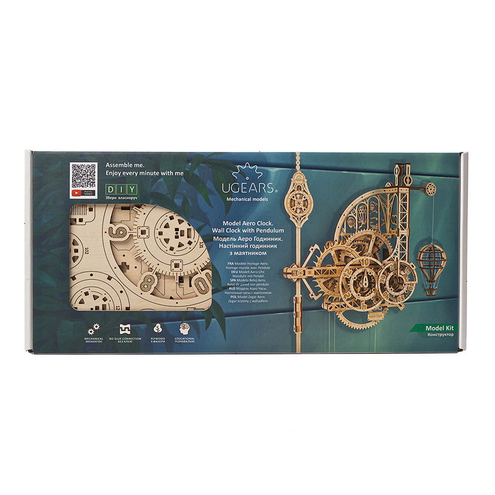 Horloge Aéro en Bois à Monter - Maquette Bois