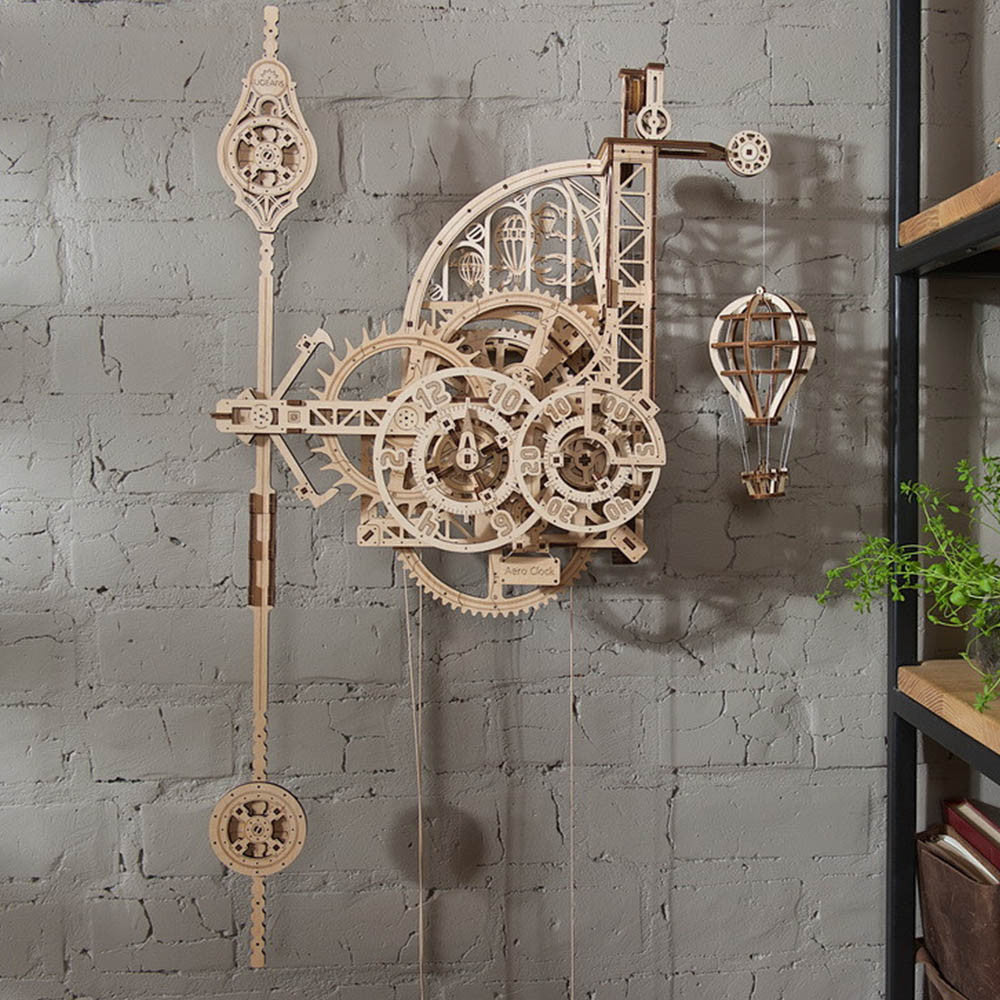Horloge Aéro en Bois à Monter - Maquette Bois