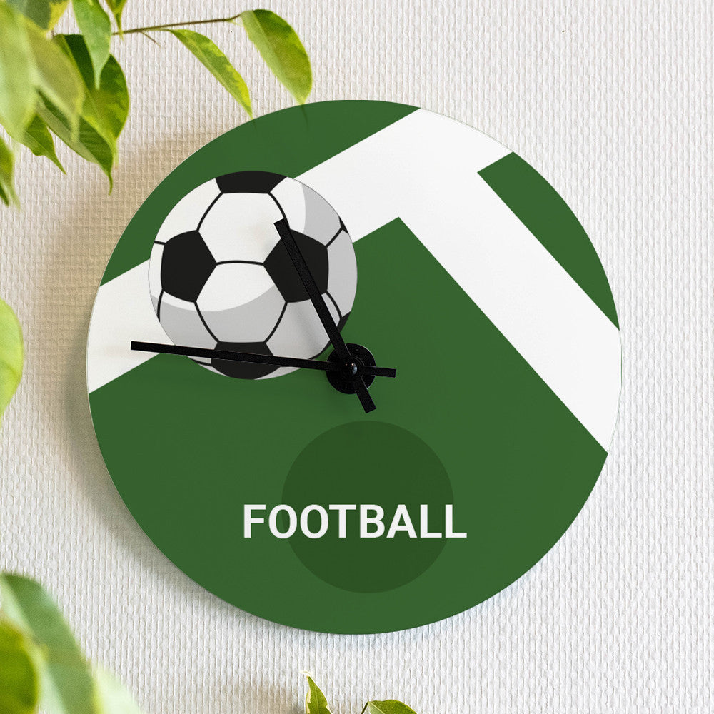 Horloge Murale Football à Personnaliser - Horloge Originale