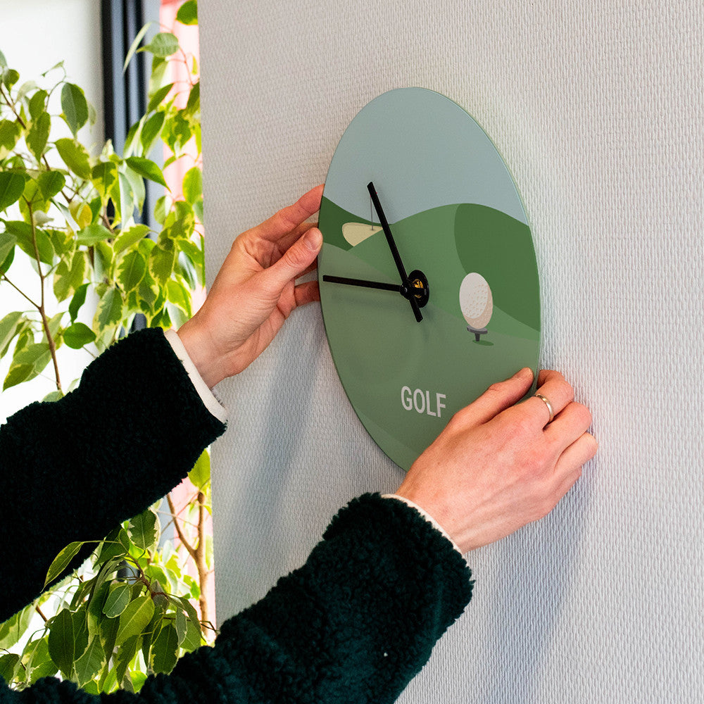 Horloge Murale Golf à Personnaliser - Horloge Originale